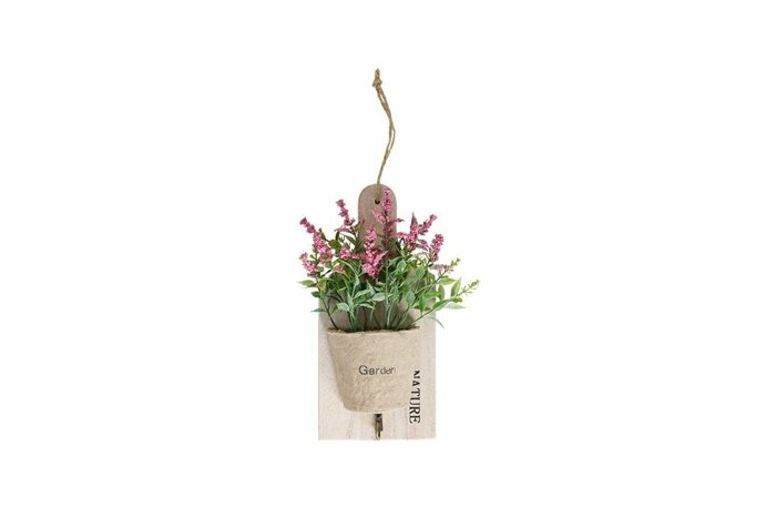 Garden Flowers Askılı Pembe Çiçek 21cm