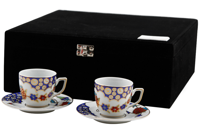 Nar Çiçeği Kahve Takımı 4 Parça