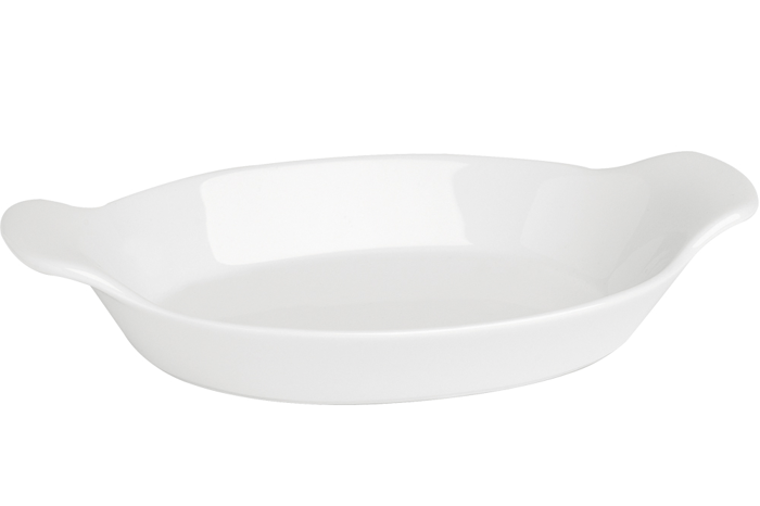 Luna Beyaz Fırın Kabı 22cm