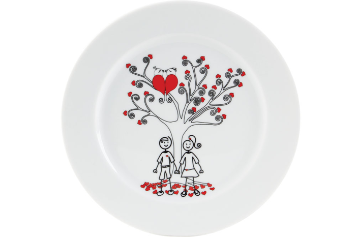 Kaya&Maya Aşkı Düz Tabak 20cm