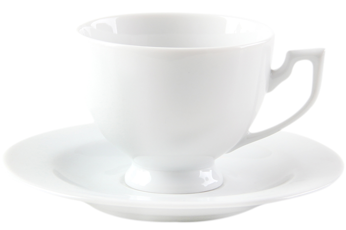 Beyaz Tabaklı Kahve Fincanı 80cc