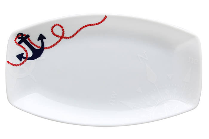 Marine Kayık Tabak 19cm