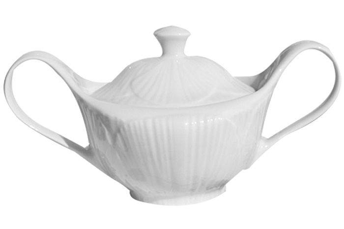 Yaprak Beyaz Kapaklı Şekerlik 245cc