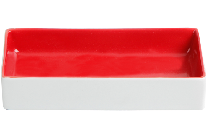 Kırmızı Kahvaltı&Çerez Tabağı 16cm