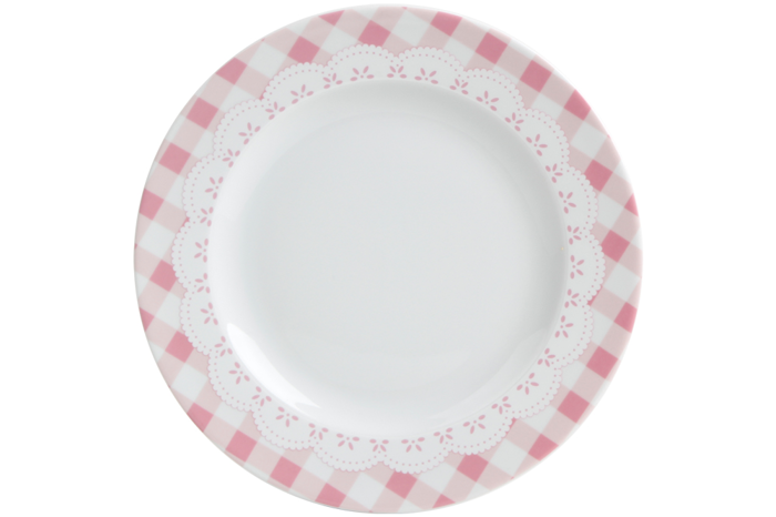 Pötikare Pembe Düz Tabak 27cm