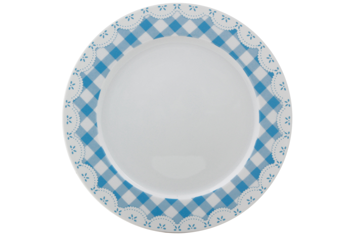 Pötikare Mavi Düz Tabak 32cm