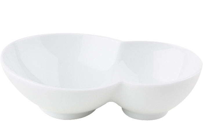 Beyaz Çerez Tabağı 16cm