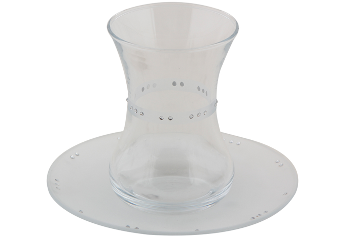 Shiny Tabaklı Çay Bardağı 125cc