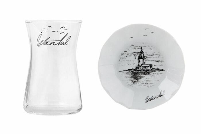 Istanbul Çay Bardak Takımı 4 Parça