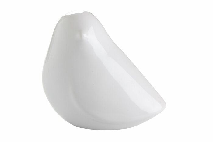 Pastels Kuş Beyaz Biblo 15cm