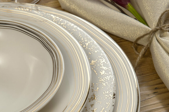 Bohem 85 Parça 12 Kişilik Piyasa Yemek Takımı