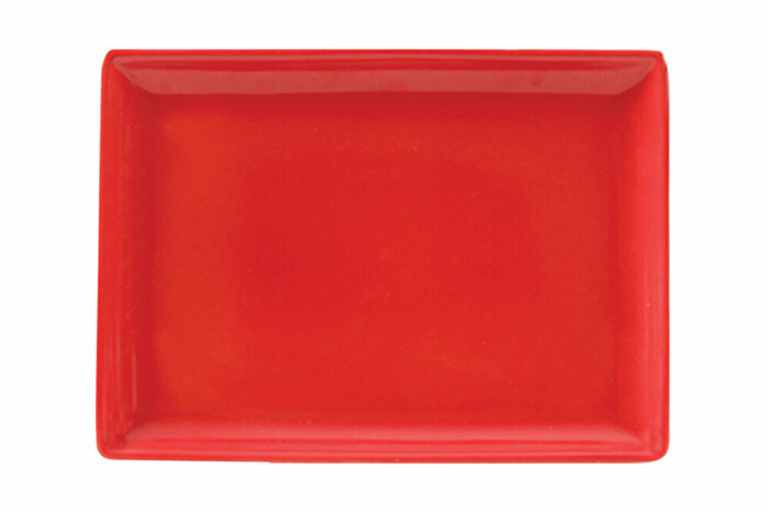 Kırmızı Kahvaltı Tabağı 27cm