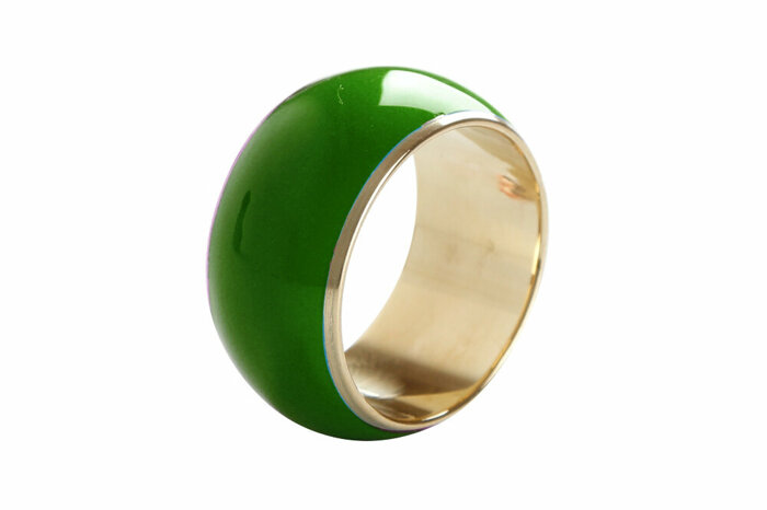 Brass Yeşil Yüzük Peçetelik