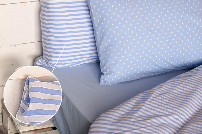 Blue Strıpe Yastık Kılıfı 2li 50x70cm