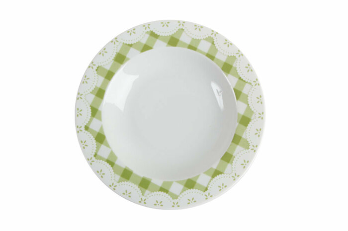 Pötikare Yeşil Çukur Tabak 21cm