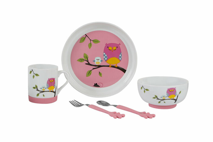 Pembe Baykuş Mama Takımı 5 Parça