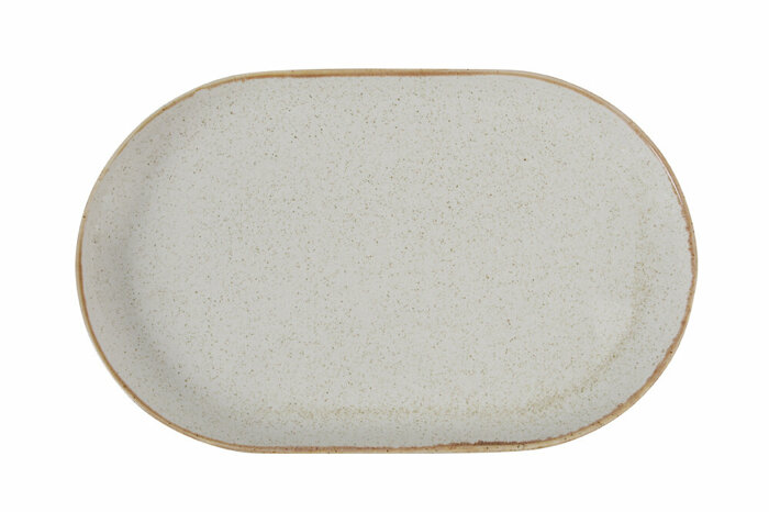 Seasons Bej Kayık Tabak 32cm