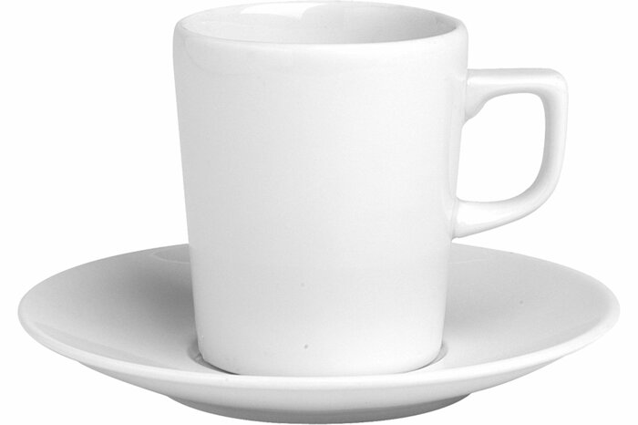 Soley Beyaz Tabaklı Çay Fincanı 160cc