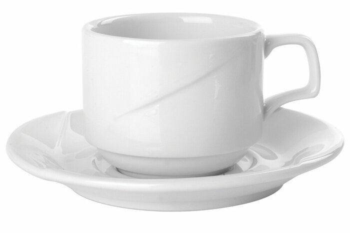 Fourline Beyaz Tabaklı Çay Fincanı 177cc