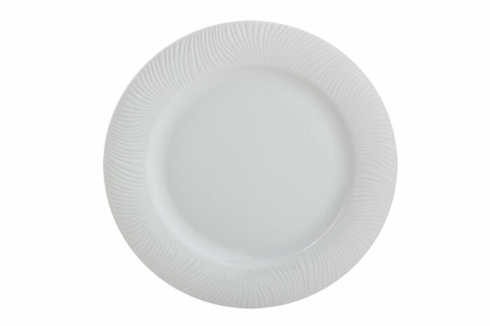 Lara Beyaz Düz Tabak 17cm