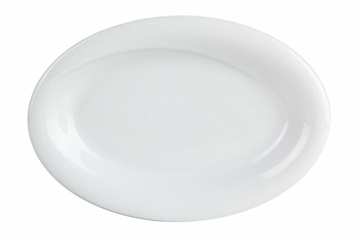 Troy Beyaz Kayık Tabak 33cm