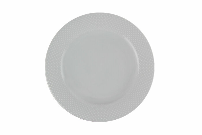 Collet Beyaz Desen1 Düz Tabak 23cm