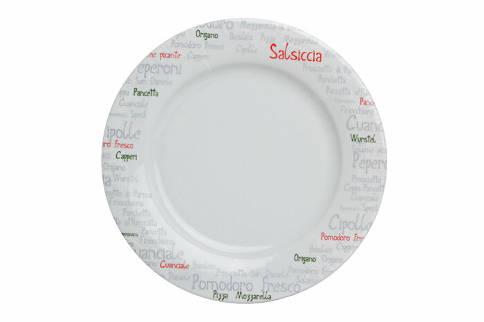 Italy Düz Tabak 17cm