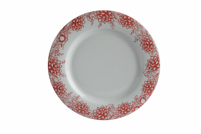 Red Manoir Desen1 Düz Tabak 30cm