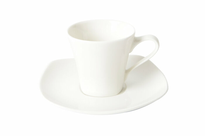 Square Alumilite Tabaklı Kahve Fincanı 80cc