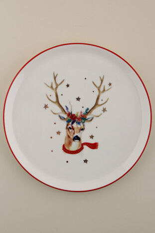 Winter Düz Tabak 20cm