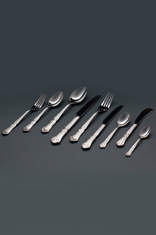 Barok Mat Çatal Kaşık Bıçak Takımı 89 Parça