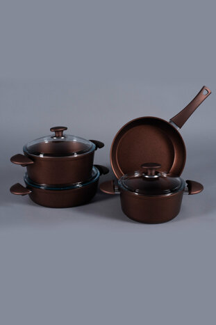Santino Bronz Tencere Takımı 7 Parça
