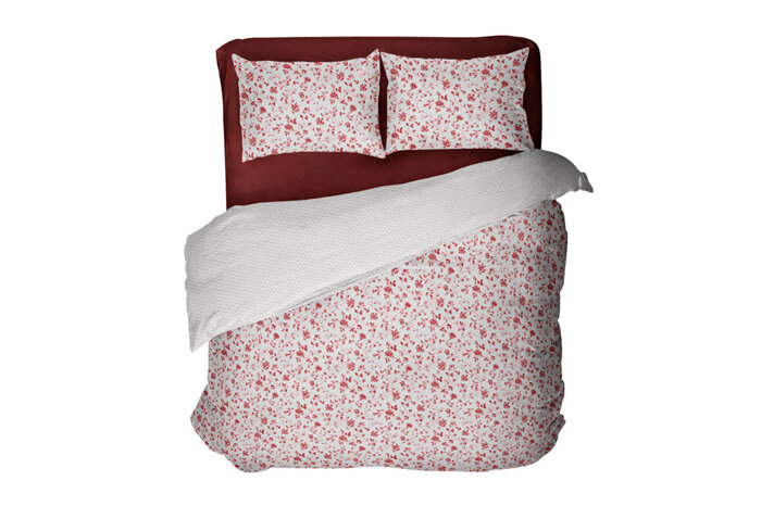 Kırmızı Çarşaf Lastikli Çift Kişilik 240x260cm