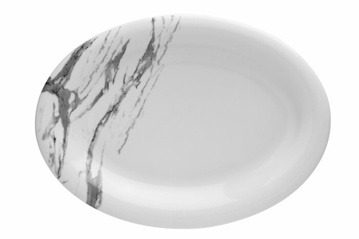 Marbly Kayık Tabak 23cm