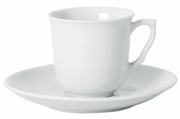 Beyaz Tabaklı Kahve Fincanı 77cc