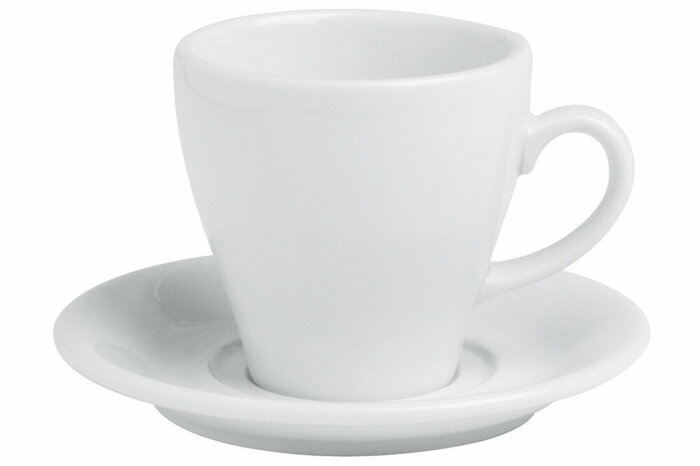 Bella Beyaz Tabaklı Çay Fincanı 220cc