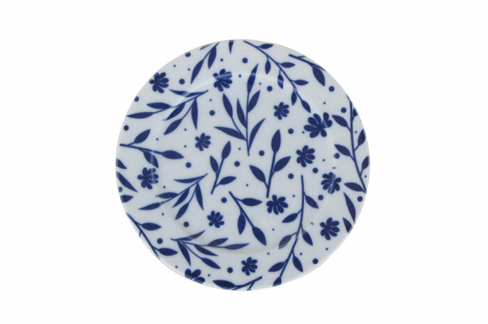 Blue Desen2 Düz Tabak 20cm