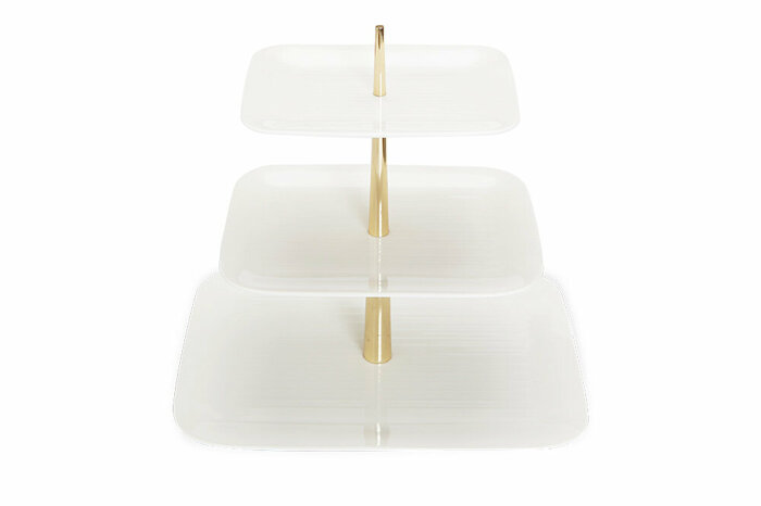 Bach Alumilite Katlı Kurabiye Tabağı 28cm