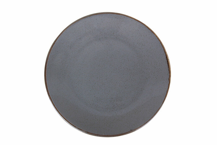 Seasons Koyu Gri Düz Tabak 26cm