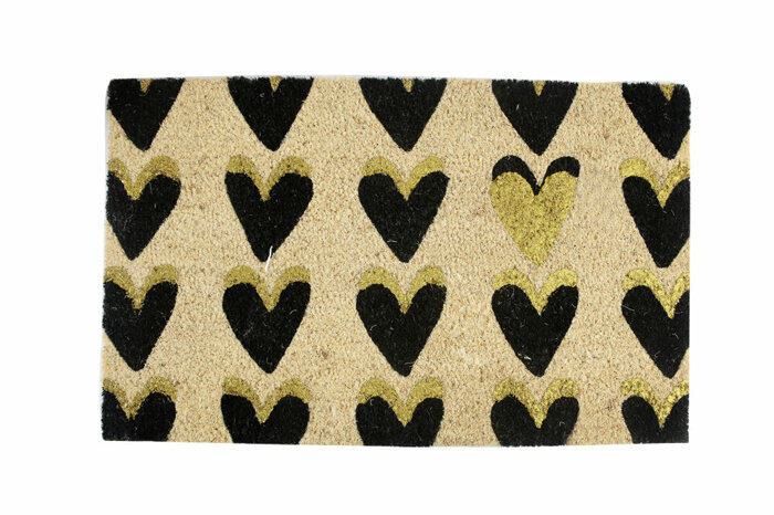 Coco Black Heart Paspas 40x70cm