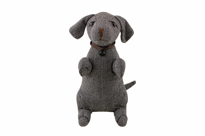 Gri Puppy Kapı Önü Ağırlığı 29cm
