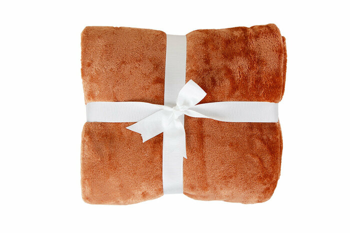 Fuzzy Amber Koltuk Şalı 130x170cm