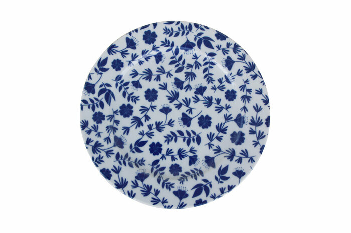 Blue Desen1 Düz Tabak 24cm