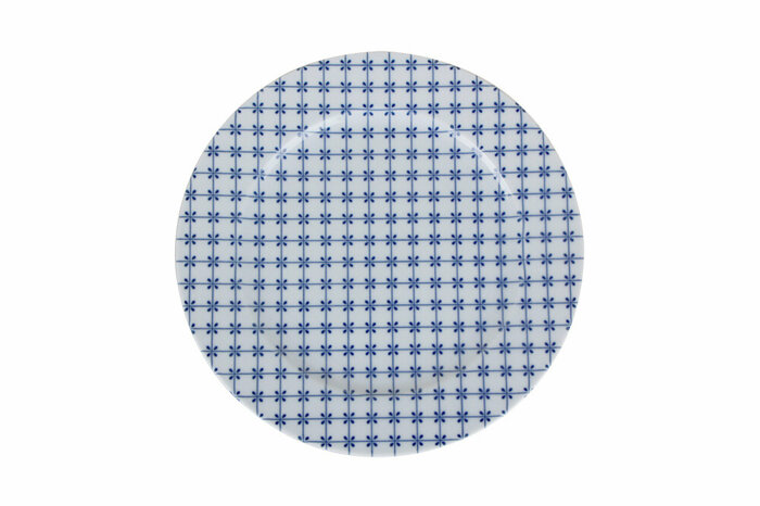 Blue Desen3 Düz Tabak 24cm