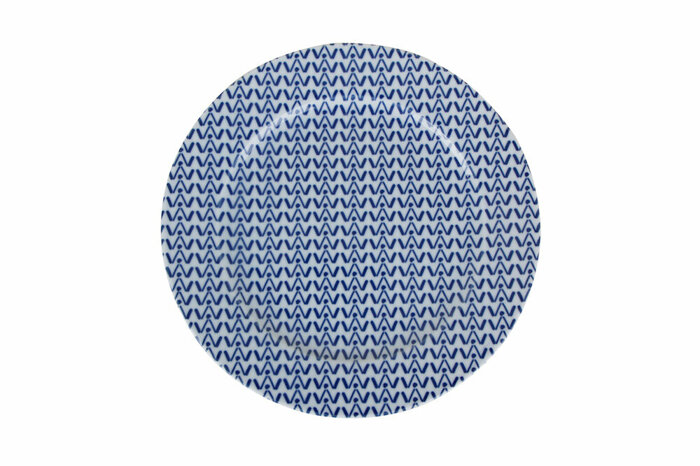 Blue Desen5 Düz Tabak 24cm