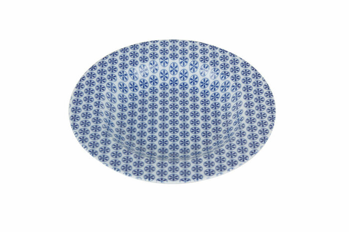 Blue Desen4 Çukur Tabak 22cm