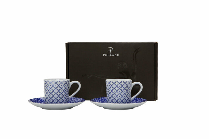 Blue Passion Kahve Takımı 4 Parça