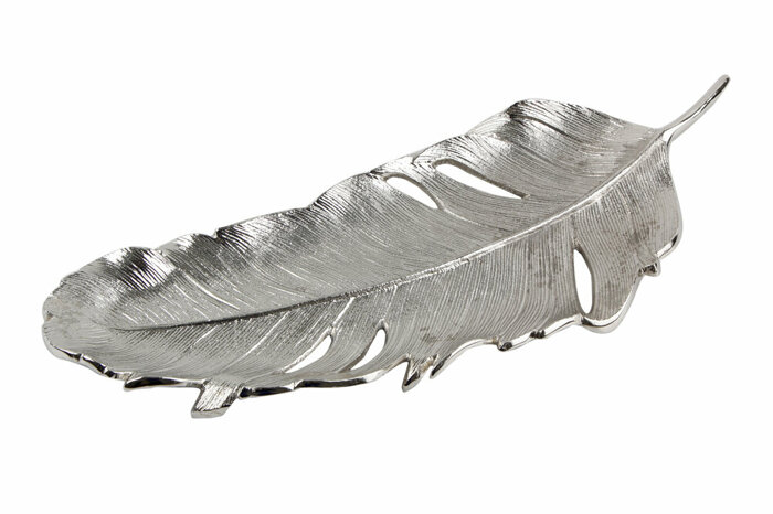 Leaf Silver Tabak 43cm