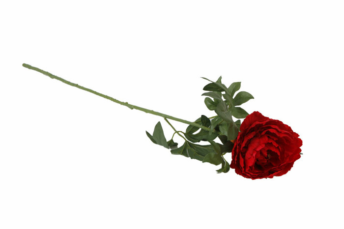 Tek Şakayık Kırmızı Yapay Çiçek 83cm