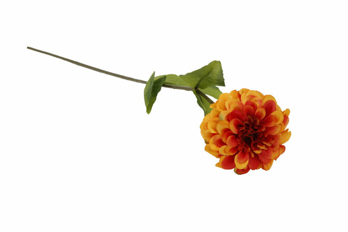 Tek Gerbera Turuncu Yapay Çiçek 66cm